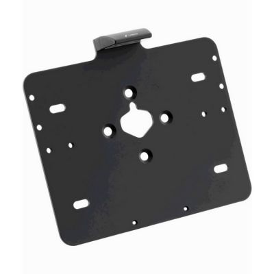 Univerzální černý držák RIZOMA SPZ 186x146 mm s osvětlením